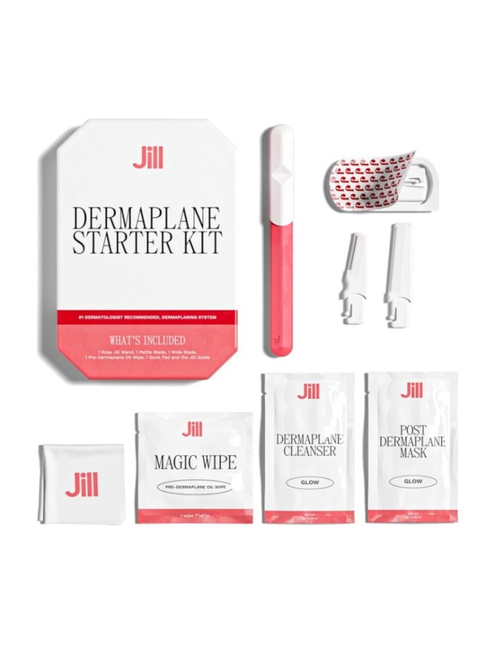JILL Dermaplane Start Set - Blade and Hair Identifying Spray